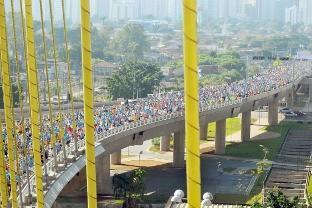 A quinta edição da corrida será disputada neste domingo, a partir de 7h45, com largada e chegada na Praça Charles Miller, em frente ao estádio do Pacaembu / Foto: Leo Shibuya / ZDL